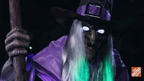 Make Your Home the Talk of the Neighborhood with a 12 ft High Witch from Home Depot